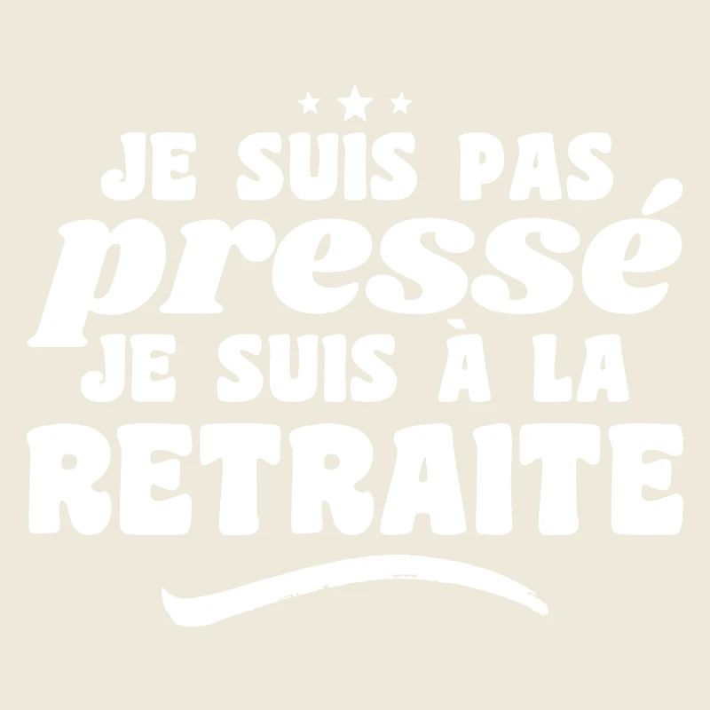 Ich habe es nicht eilig, ich bin im Ruhestand