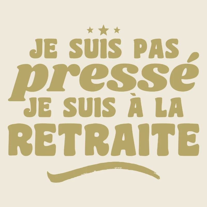 Ich habe es nicht eilig, ich bin im Ruhestand