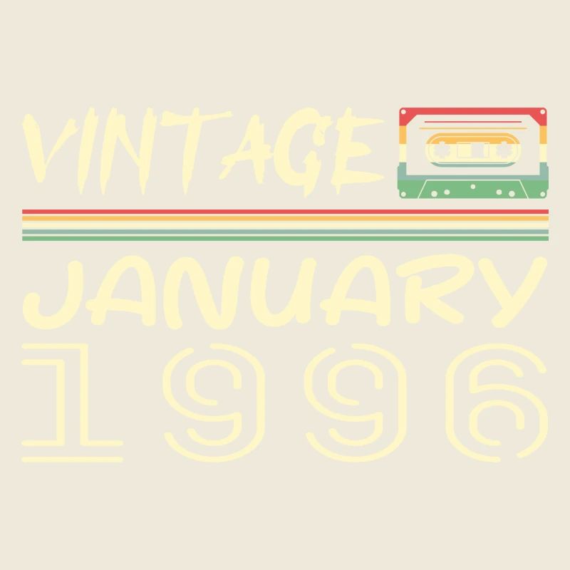 Vintage Janvier 1996 - Anniversaire Janvier 1996