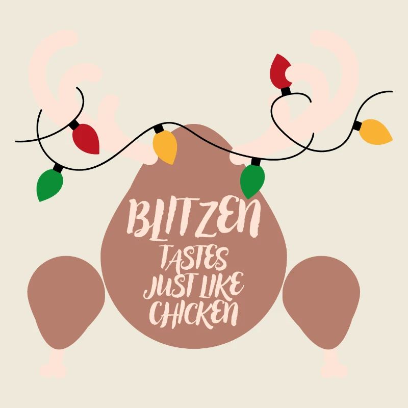 Cuisse décorée: goût poulet