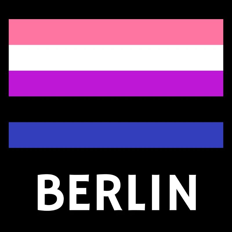 Drapeau de la fierté genderfluid Berlin