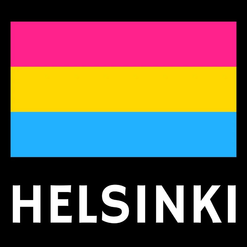 Pan Pride Flagge Helsinki