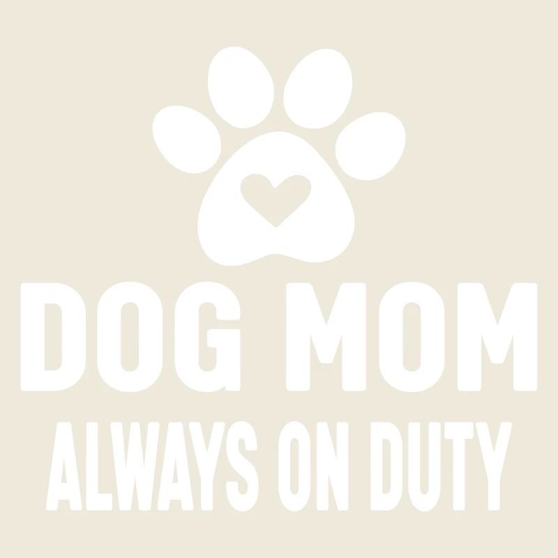 Maman chienne toujours en service