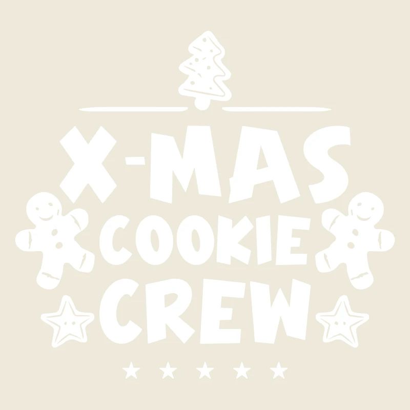 Équipe de cuisson des biscuits de Noël