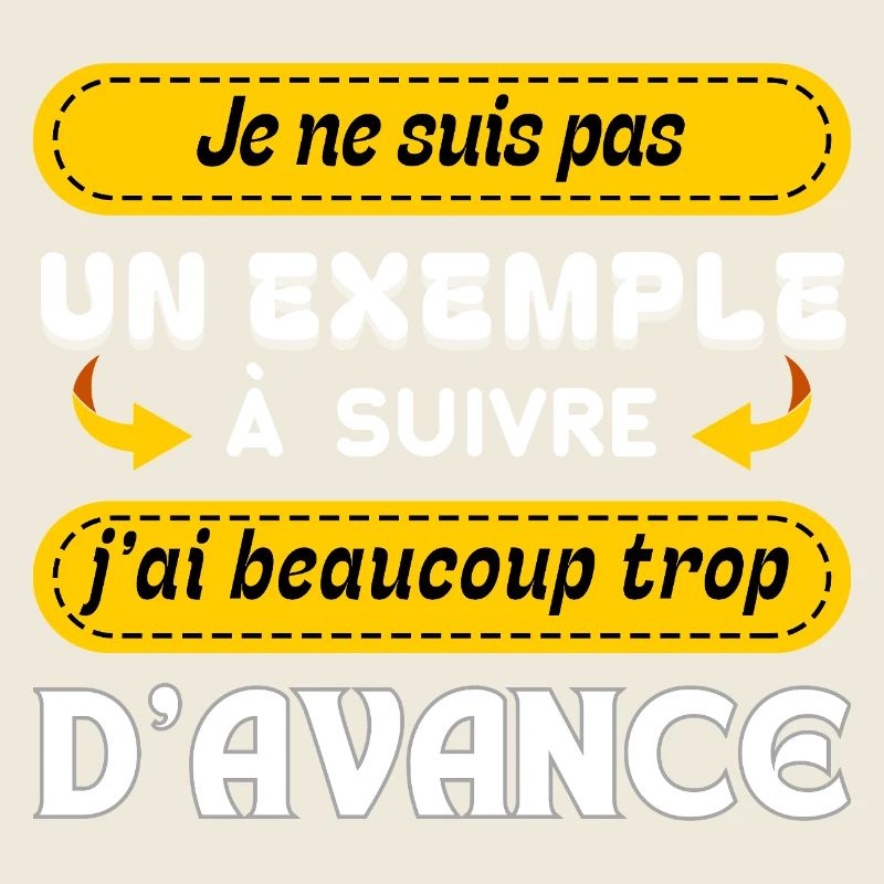 Pas un exemple à suivre