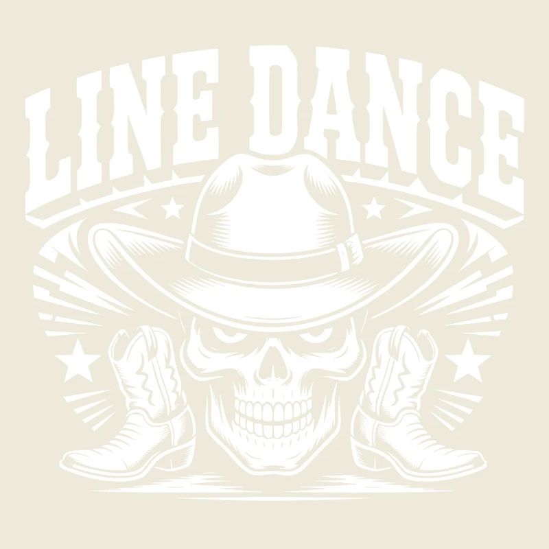 Line Dance Totenkopf Cowboy