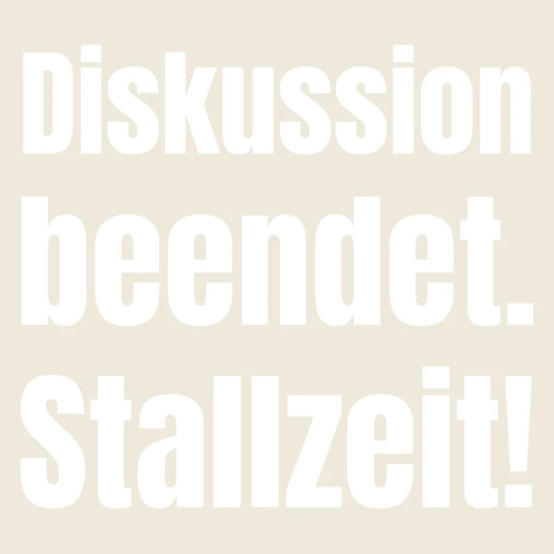 Diskussion beendet Kontrast Typo