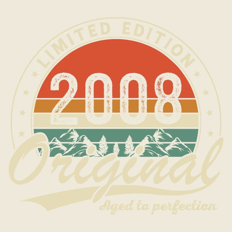2008 Vintage Retro Birthday Gift