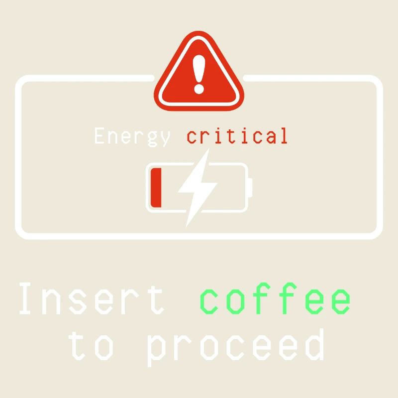 Coffee Energizer: Insert Coffee to Proceed