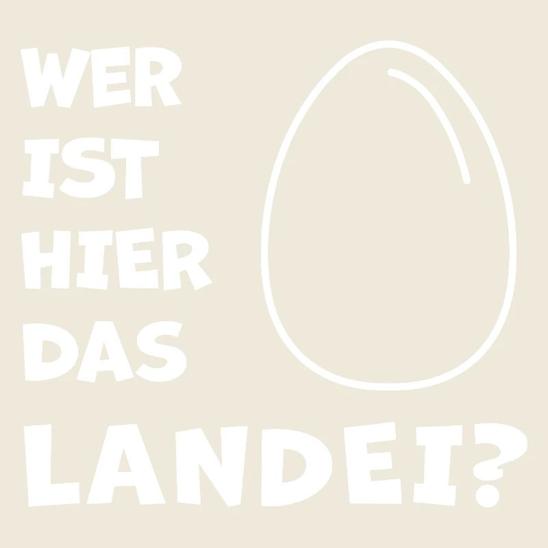 Das Landei - Hühner Fans -  Hahn - Gockel - Bio