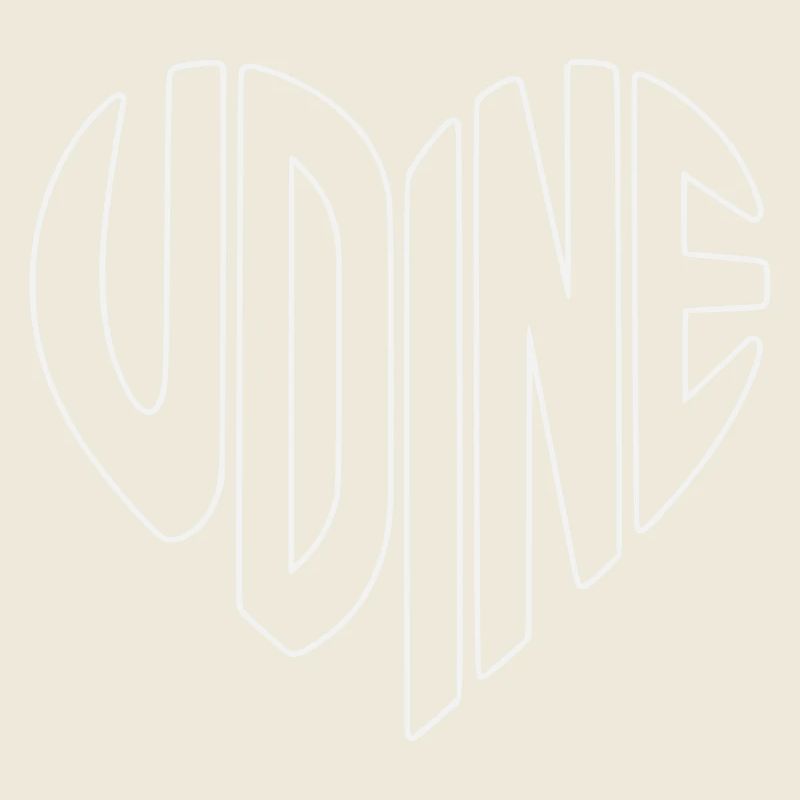 Udine Herz Outline-Logo
