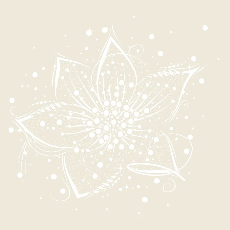 une fleur blanche