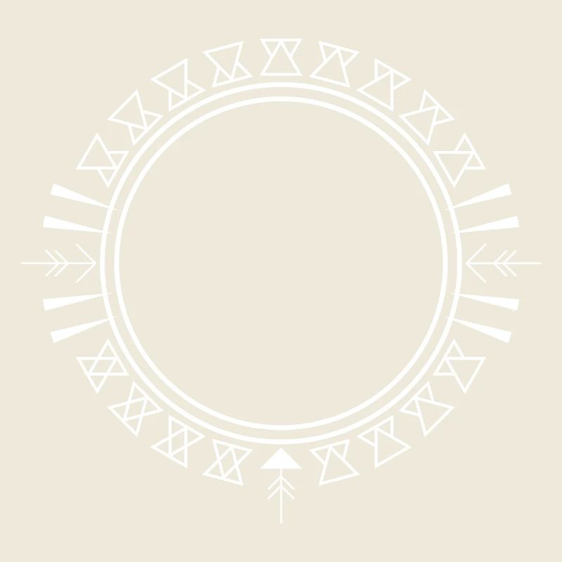 Aztec Triangle Ornament