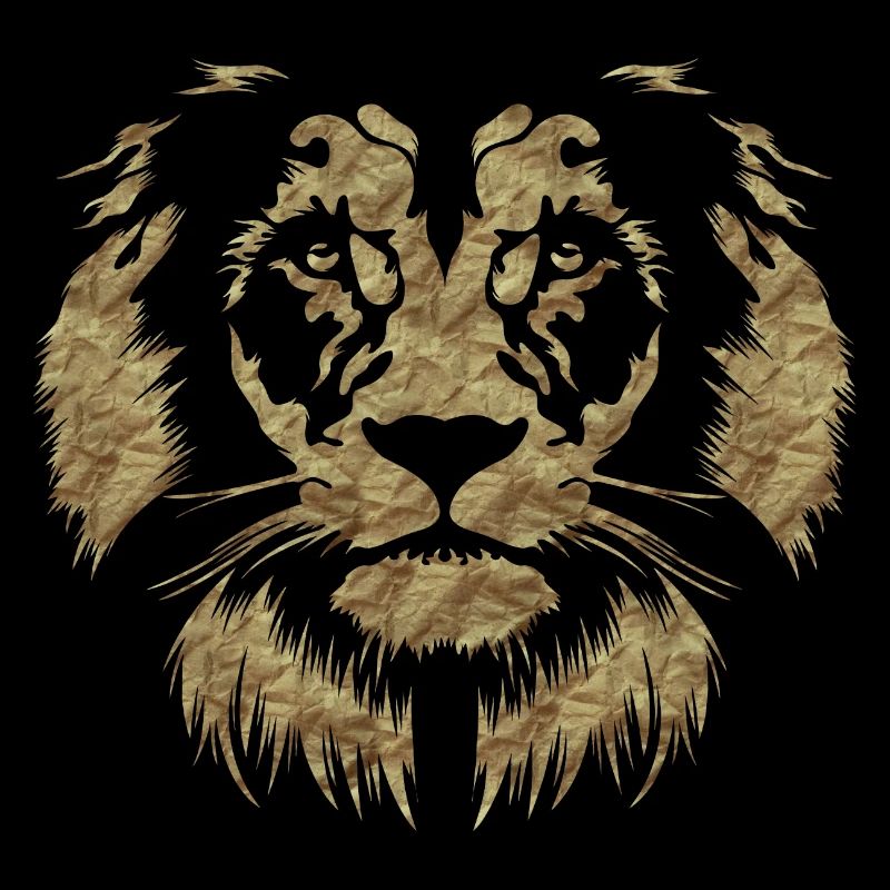 Classic Paper Lion Head