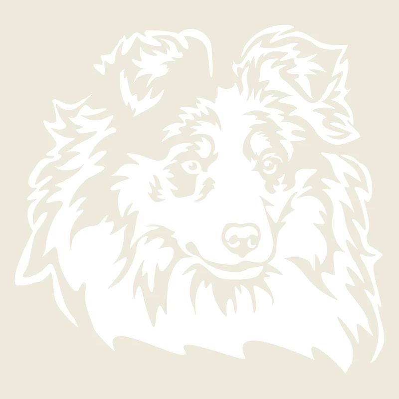 Sheltie Head « Black Edition »