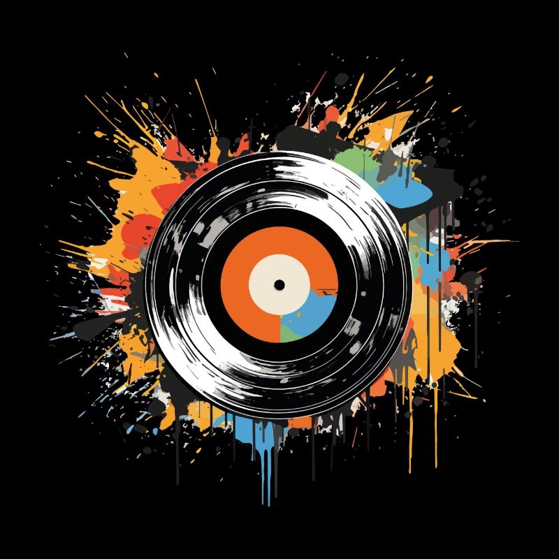 Vinyl Record LP Turntable Retro