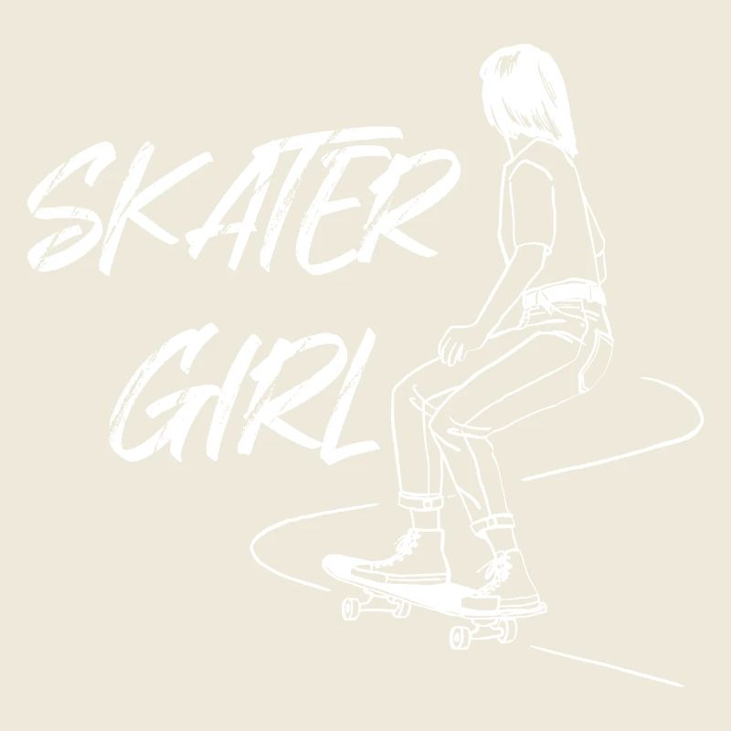 Skater-Mädchen