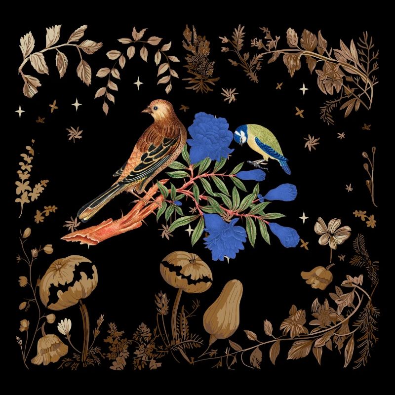 faune, oiseaux, oiseaux, fleurs, flore, nature