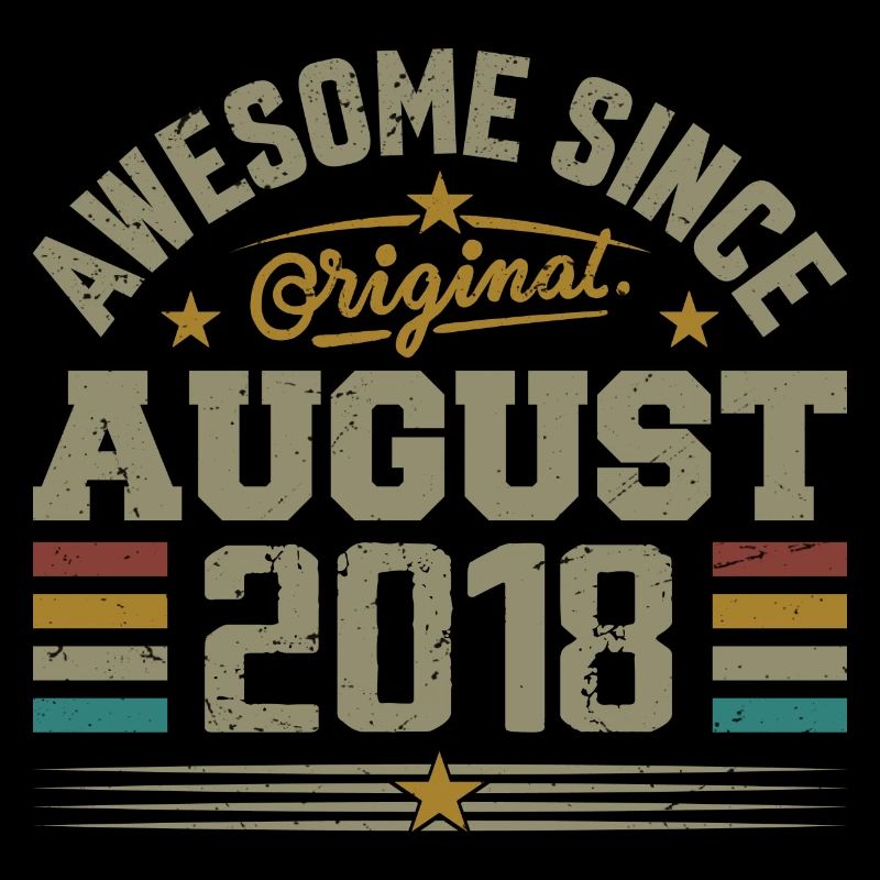 Août 2018 Anniversaire Août 2018 August 2018 Rétro