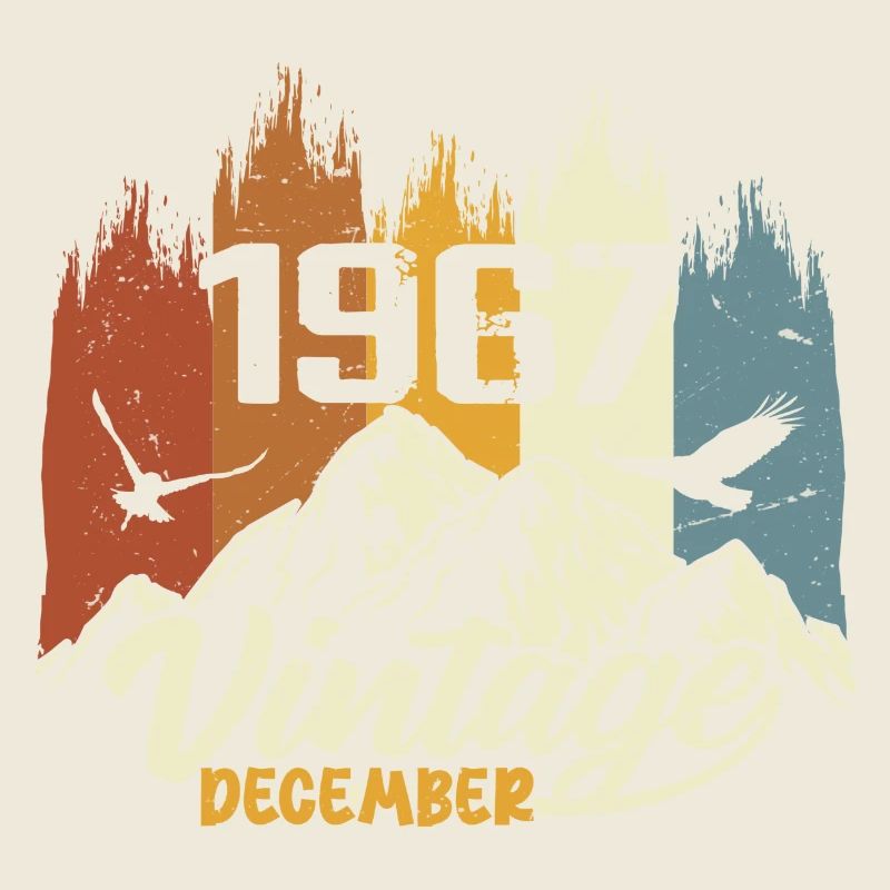 Cadeau d’anniversaire né en décembre 1967
