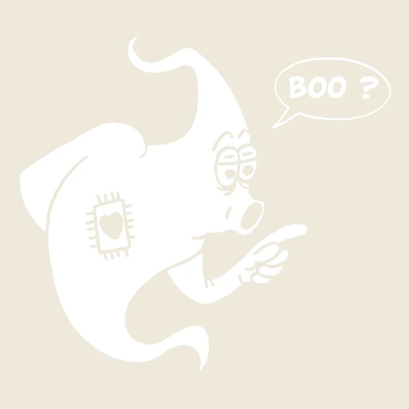 Fun White Ghost