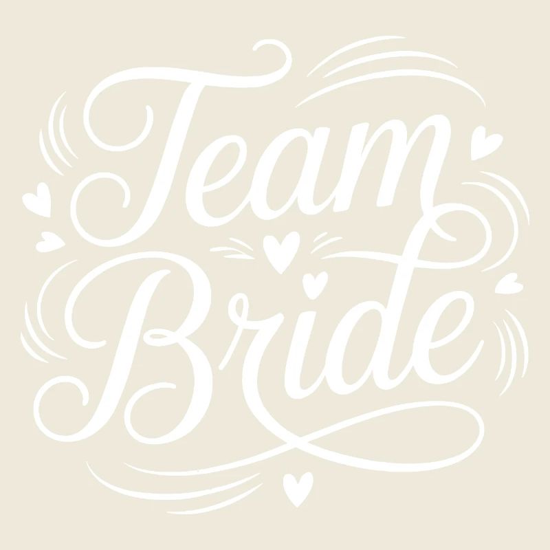 Team Bride Script Motiv
