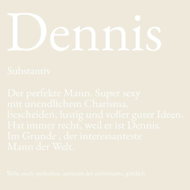 Dennis Dictionary Explanation First name Dennis