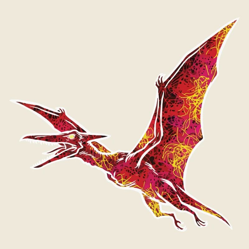 Ptérodactyle Électrique Dinosaure Volant