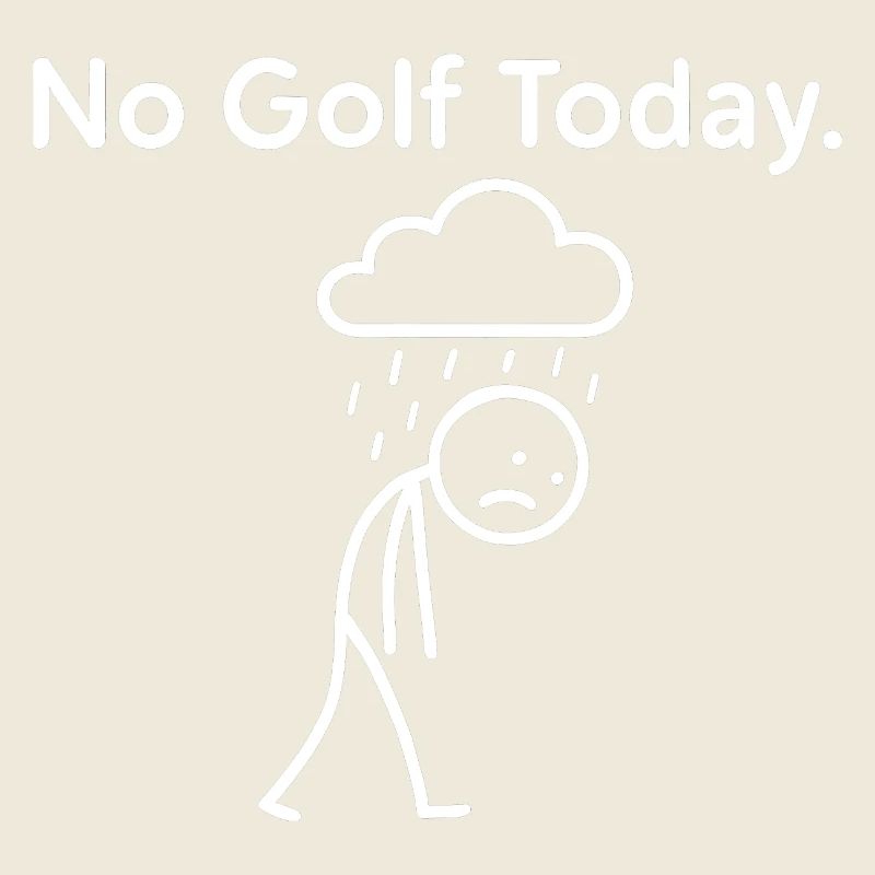 No Golf Today Golfer Gift Idea Golfer