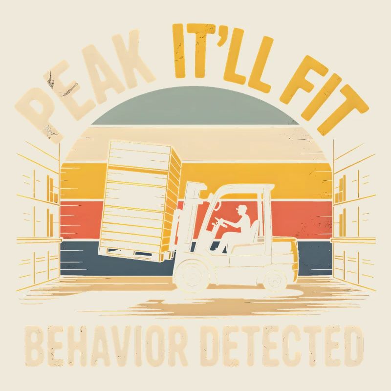 Wird schon passen | Staplerfahrer Humor