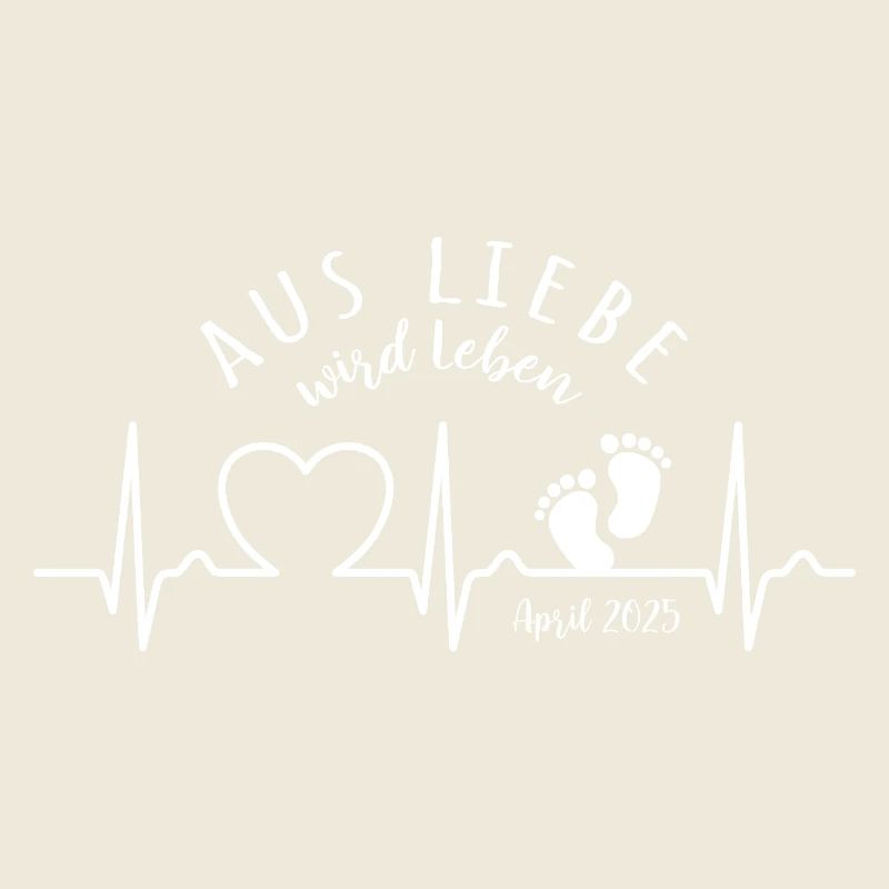 Aus Liebe wird Leben - EKG Kurve, Baby, April 2025
