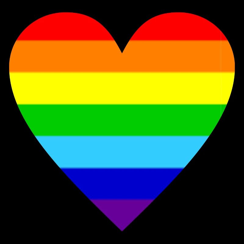 Herz Regenbogen Farben bunt