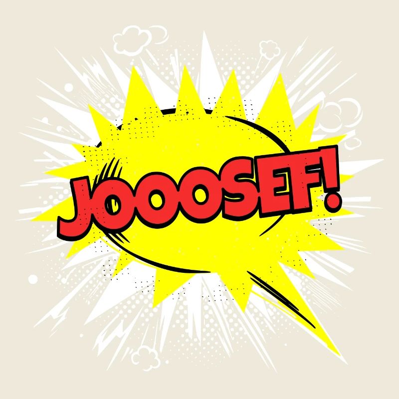 Josef Name Funny Speech Bubble Jooosef!
