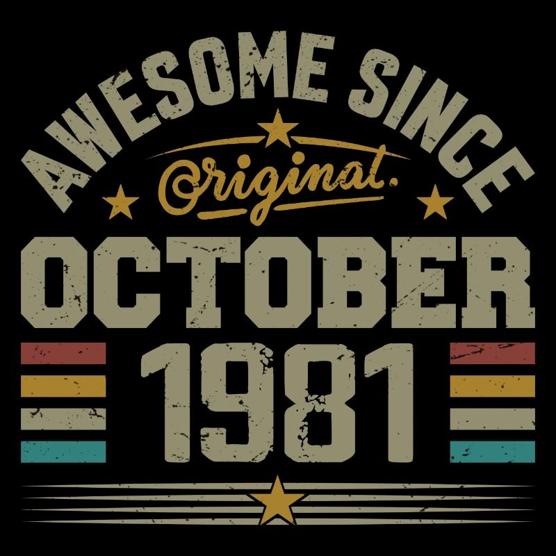 Né en Octobre 1981 | Anniversaire Octobre 1981