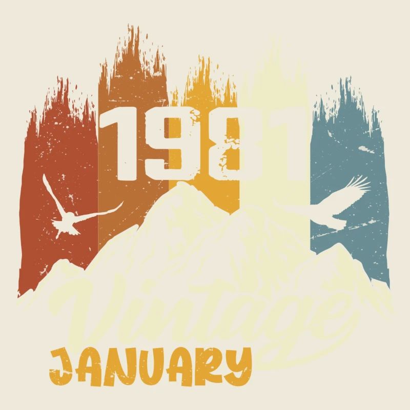 Anniversaire Janvier 1981 - Cadeau Janvier 1981