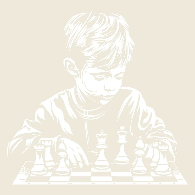 Chess Boy Sketch