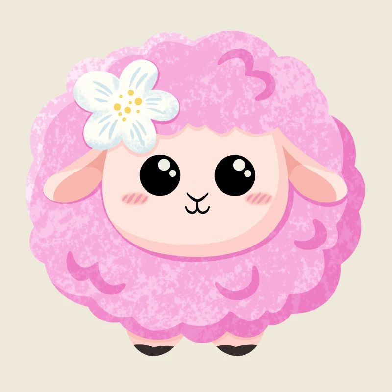 Mouton rose mignon