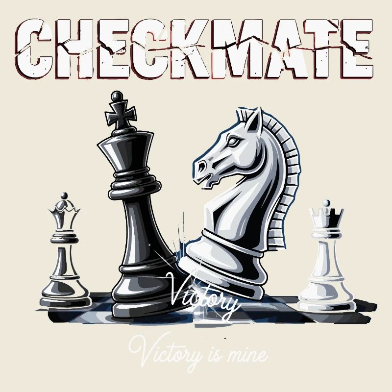 Strategisches Schach-Sieges-Design