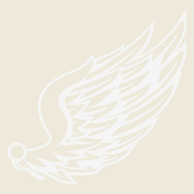 Ailes avec dessin de plumes dynamiques