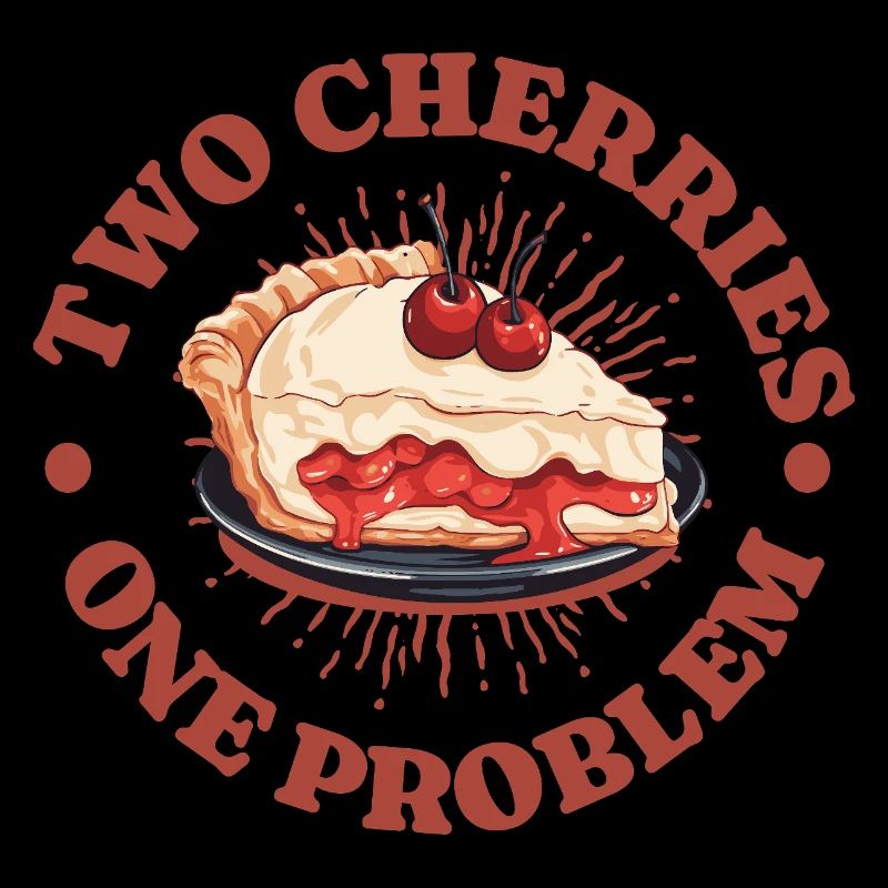 Cherries Cherry Pie Two Cherries Gift