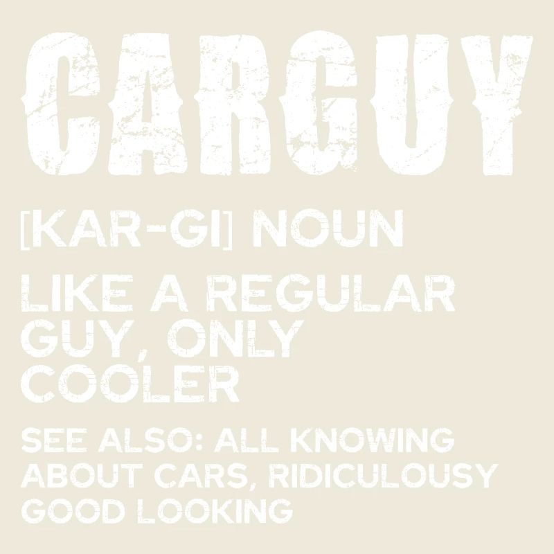 CarGuy Distressed Typography