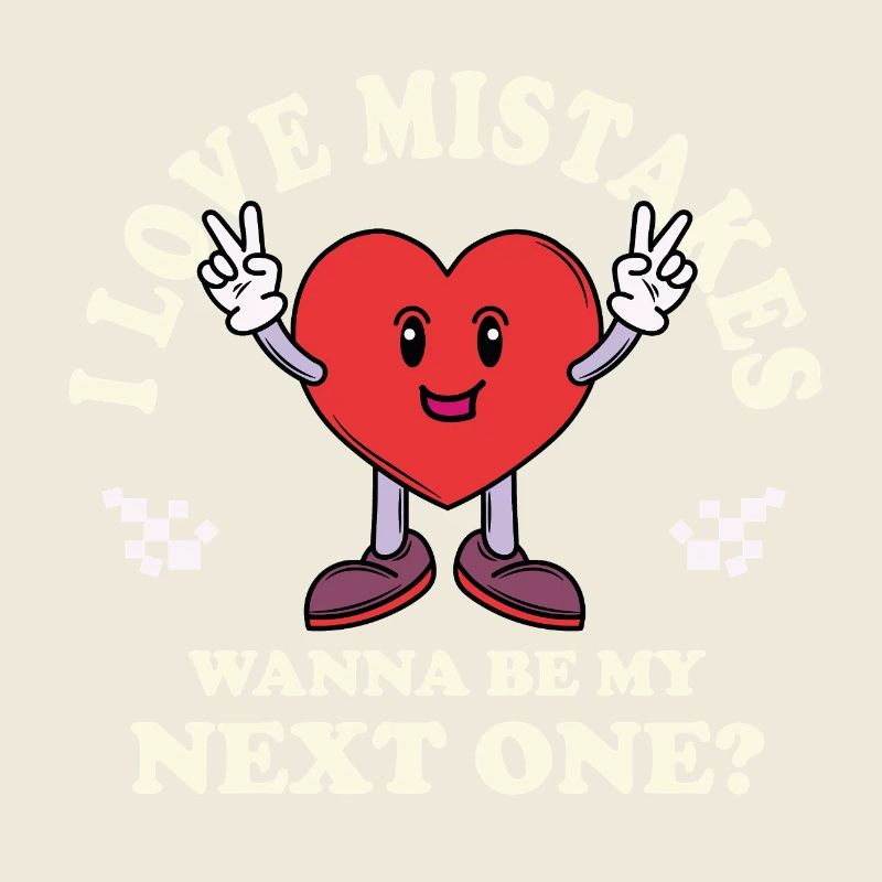 Love Mistakes – Vintage Comic Dating Saying
