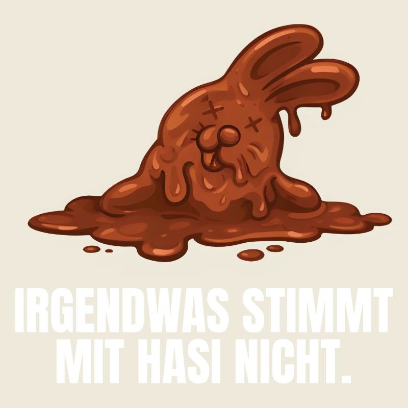 Pâques du lapin en chocolat