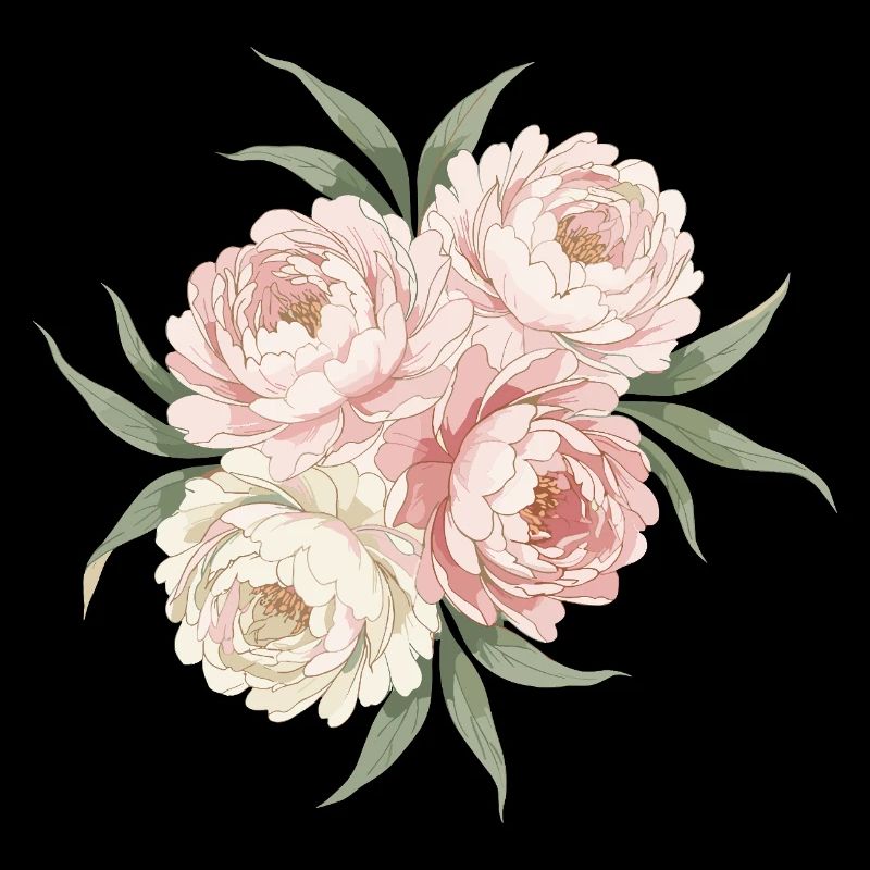 Peonies Bouquet in Pink