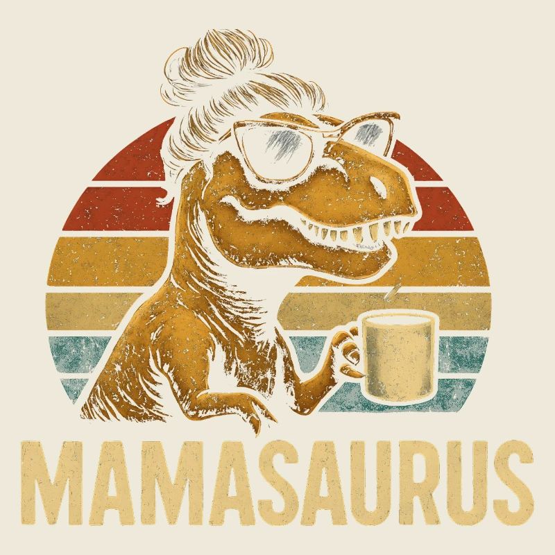 Mamasaurus Mama Mutter Geschenkidee Humor Lustig