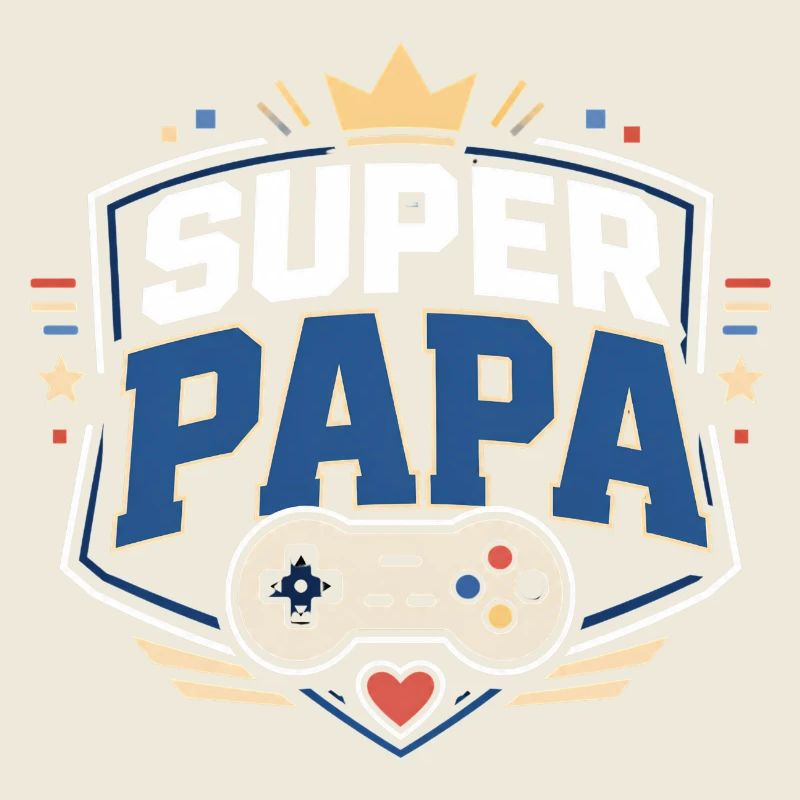 Super Papa Gaming Schild