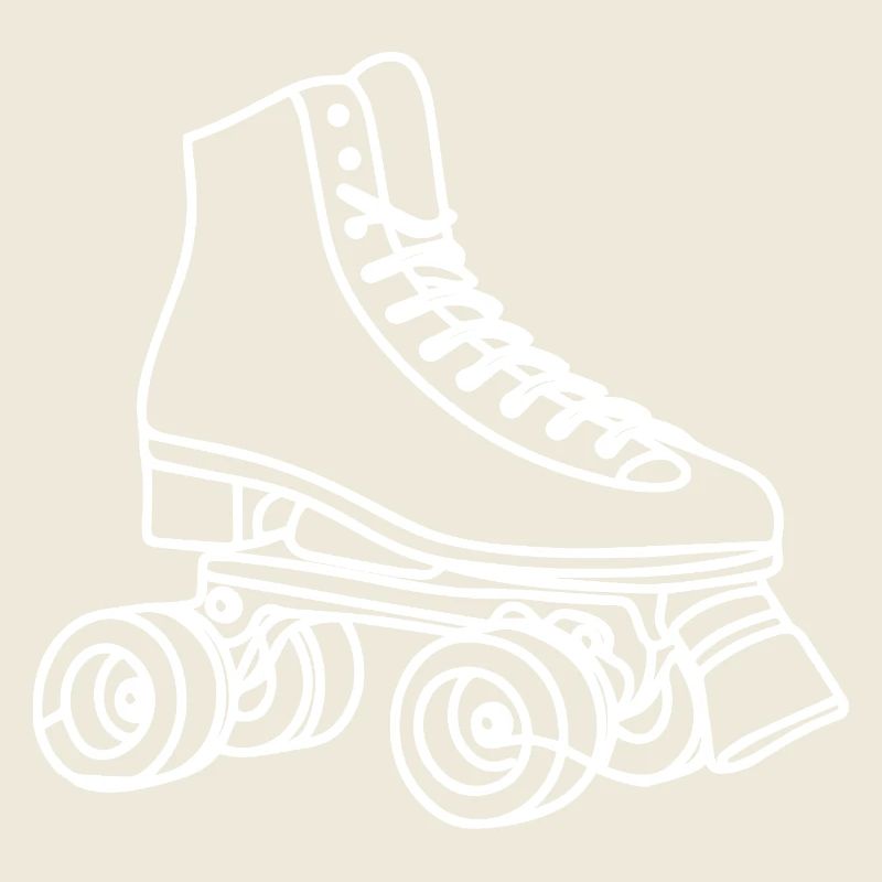Roller Skates Zeichnung