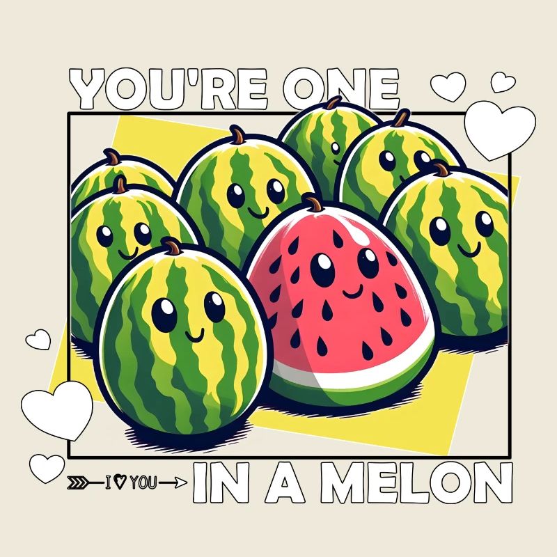 SIE SIND EINER IN EINER MELONE