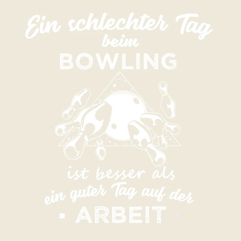 ein schlechter Tag beim Bowling Geschenk