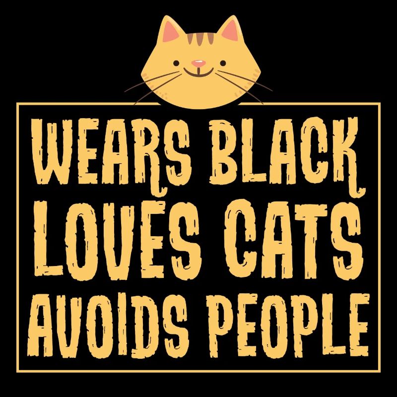 Wear black - dear cats - avoid people
